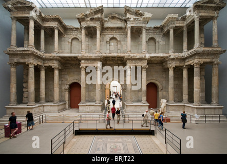 Porte romaine de Milet, reconstruit en Musée de Pergame. Berlin, Allemagne Banque D'Images