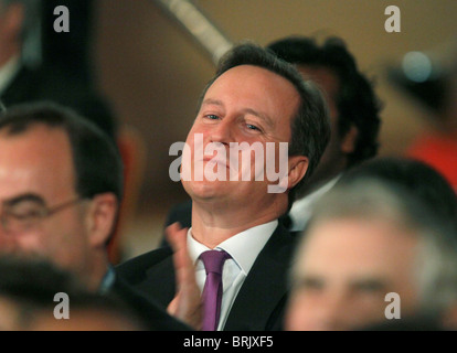 DAVID CAMERON, Premier Ministre 03 octobre 2010 CPI BIRMINGHAM ENGLAND Banque D'Images