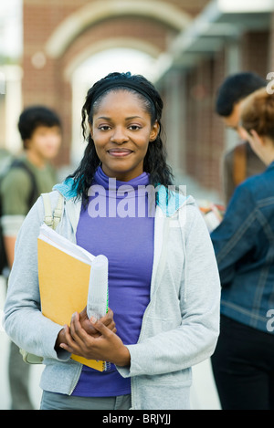 Female college student, portrait Banque D'Images