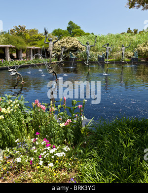 La fontaine des Muses par Carl Milles de Brookgreen Gardens, Caroline du Sud Banque D'Images