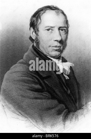 RICHARD TREVITHICK (1771-1833) l'inventeur britannique, ingénieur minier et concepteur de la locomotive à vapeur Banque D'Images