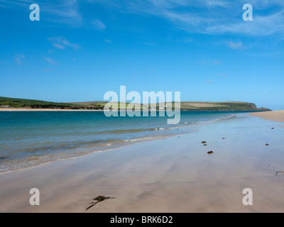 Rock Beach à Cornwall England UK Banque D'Images