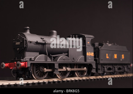 Locomotive à vapeur de la classe 4F, LMS livrée noire Banque D'Images