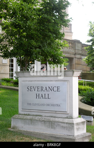 Severance Hall, Case Western Reserve University, Cleveland, Ohio Banque D'Images