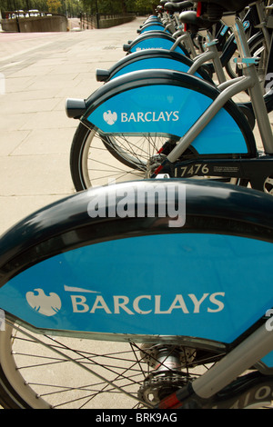 Barclay's location de voitures scheme Londres Banque D'Images