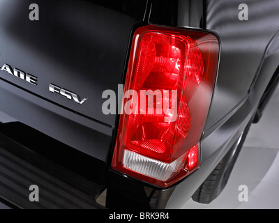 Close up detail directionnel automobile clignotants. Banque D'Images