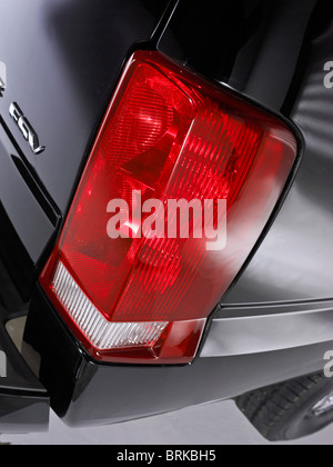 Close up detail directionnel automobile clignotants. Banque D'Images