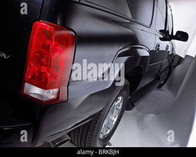 Close up detail directionnel automobile clignotants. Banque D'Images