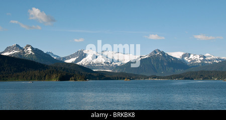 Auke Bay près de Juneau Le passage de l'intérieur de l'Alaska États-Unis Banque D'Images