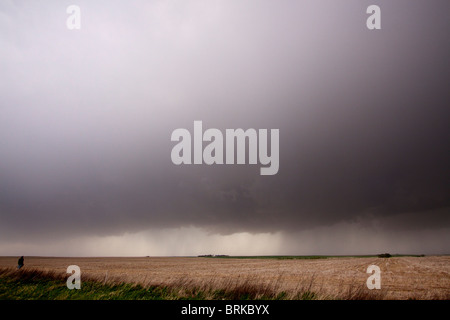 Un orage lointain. Le 24 mai 2010. RF Banque D'Images