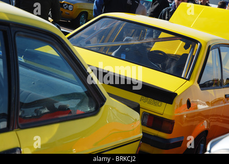 Vue arrière de la Ford Escort RS2000 Mk2 Banque D'Images