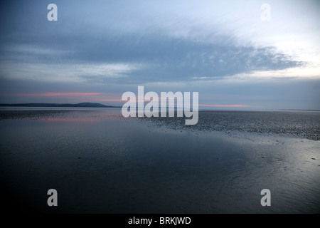 Llanmadoc hill , la péninsule de Gower , Nouvelle-Galles du sud de mer, Llanelli. Banque D'Images