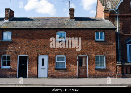 Vieilles maisons mitoyennes à Devizes UK Banque D'Images