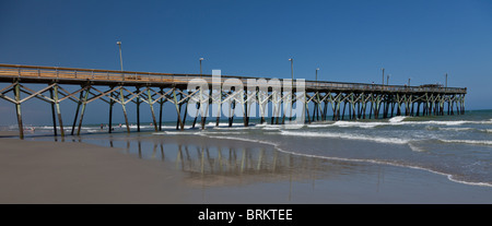 Jetée à Litchfield Beach, Pawleys Island, Myrtle Beach, Caroline du Sud Banque D'Images