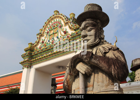 Wat Pho à Bangkok, Thaïlande Banque D'Images