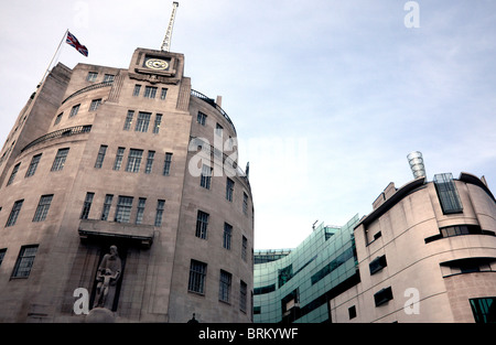 Nouvelle extension pour BBC Broadcasting House, Londres Banque D'Images