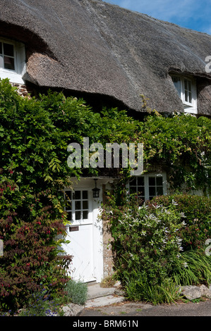 Très jolie chaumière sur Winkle Street sur l'île de Wight, Angleterre. Banque D'Images