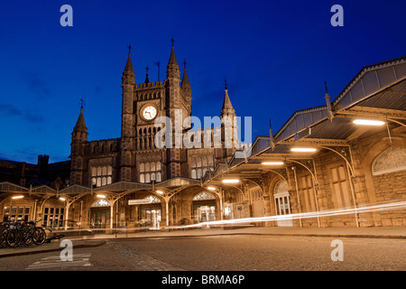 La gare Temple Meads de Bristol, Banque D'Images