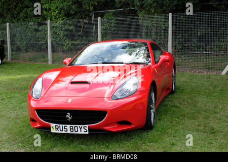 Ferrari California à Shire Horse Competition 2010 Banque D'Images