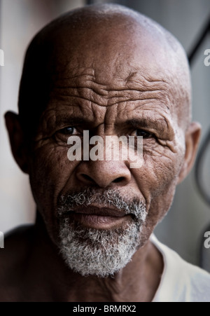 Portrait d'un homme âgé Xhosa Banque D'Images