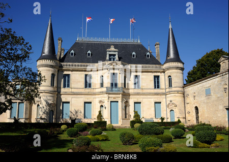 France, Bordeaux, Médoc, Margaux, Château Palmer Banque D'Images