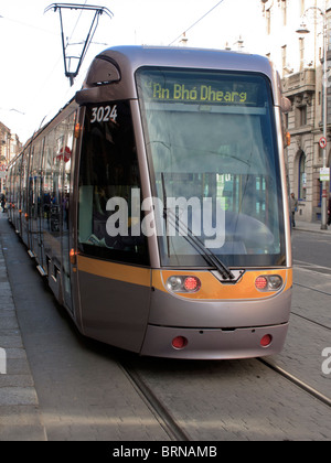 Tramway Luas tram de Dublin, Dublin, Irlande Banque D'Images