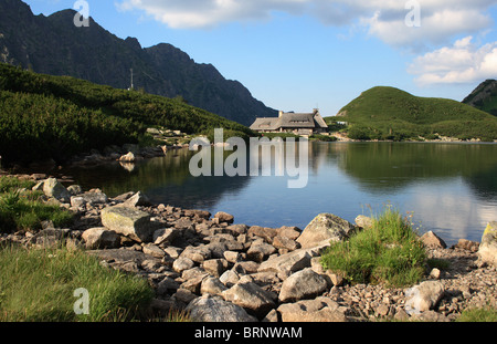 Chalet de montagne dans les Tatras, Pologne Banque D'Images