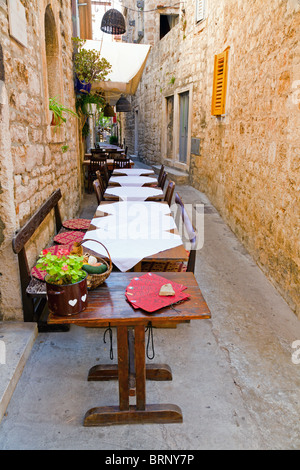 Restaurant en plein air Banque D'Images