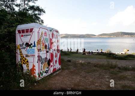 WC toilettes toilettes loo outdoor fun location externe Banque D'Images