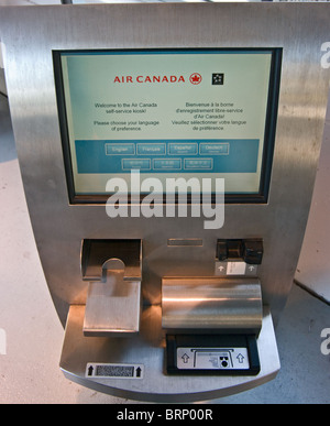 Kiosque de billets de l'aéroport, Banque D'Images