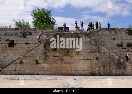 Stock photo des murs de la ville de Brouage en France. Banque D'Images