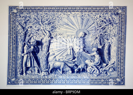 Nossa Senhora do Monte - Funchal - Madeira Azulejo Banque D'Images