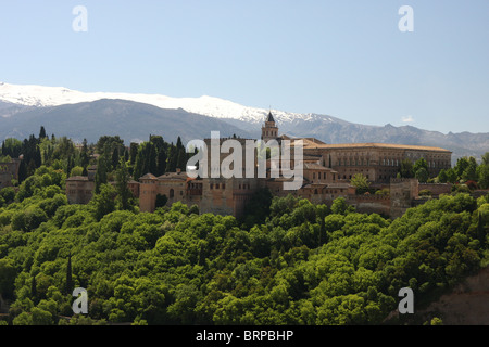 Palais de l'Alhambra à Grenade Banque D'Images