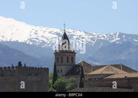 Palais de l'Alhambra à Grenade Banque D'Images