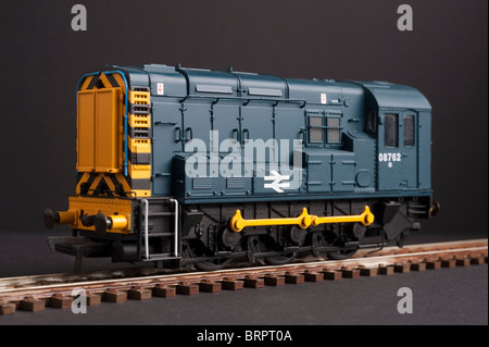 Classe 08 Locomotive Diesel BR, livrée bleu Banque D'Images