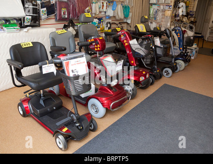 Mobility scooters / poussettes pour les vieux et les handicapés Banque D'Images