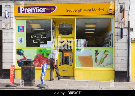 Le Premier ministre Express Mini-marché à Sedbergh, Cumbria Banque D'Images