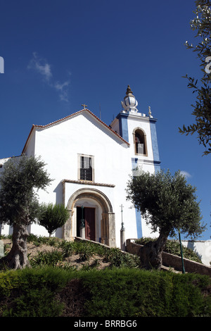 Église Santo Maria do Castelo, Torres Vedras, Portugal Banque D'Images