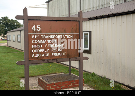 Ancien de la base de Bentwaters RAF de l'USAF, Suffolk, Angleterre Banque D'Images