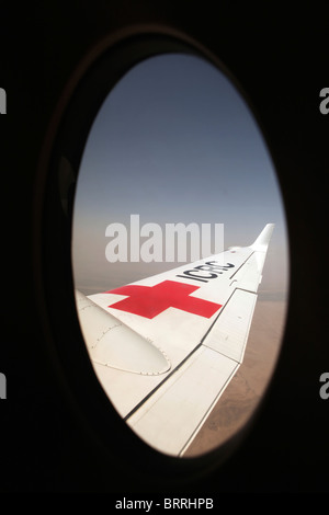 Avion du CICR en Afghanistan Banque D'Images