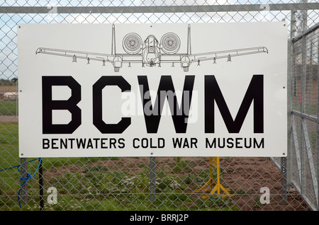 Le musée de la guerre froide de Bentwaters, ancienne base aérienne de l'USAF, Suffolk, Angleterre Banque D'Images