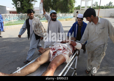 Victimes d'un attentat à l'EEI en Afghanistan Banque D'Images