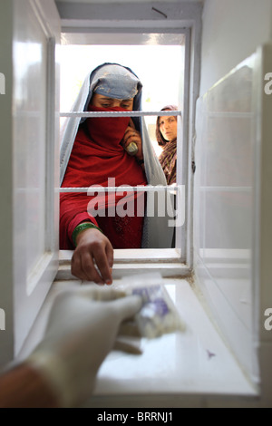 Réputation dans un hôpital afghan Banque D'Images