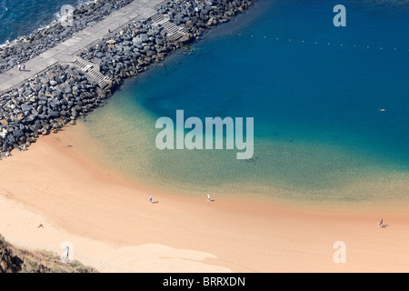 Iles Canaries, Tenerife, Playa de Las Teresitas Banque D'Images