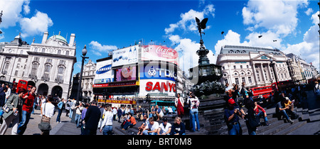Piccadilly Circus, Eros Statue, Londres, Angleterre, Royaume-Uni, Europe Banque D'Images