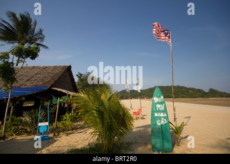 Plage de Cherating, Pahang, Malaisie Banque D'Images