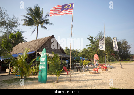 Plage de Cherating, Pahang, Malaisie Banque D'Images