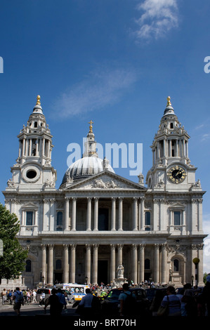 La Cathédrale St Paul, Londres, Angleterre Banque D'Images