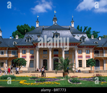 Château Pillnitz, Dresde, Saxe, Allemagne Banque D'Images