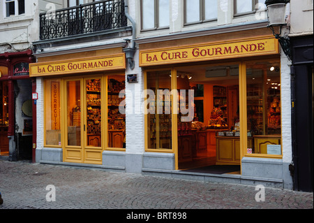 Scènes de la ville de Bruges Banque D'Images